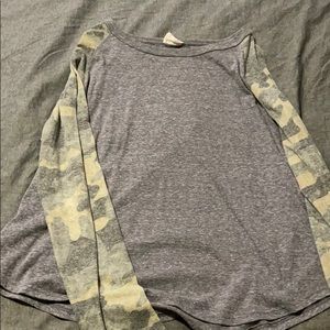 Camo Baseball Tee